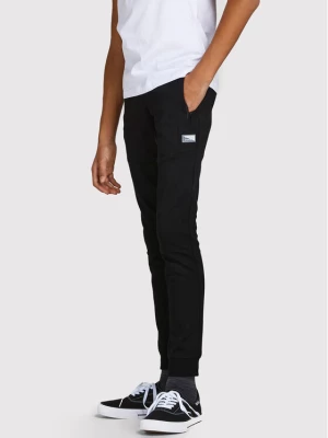 Jack&Jones Junior Spodnie dresowe Will 12189809 Czarny Regular Fit