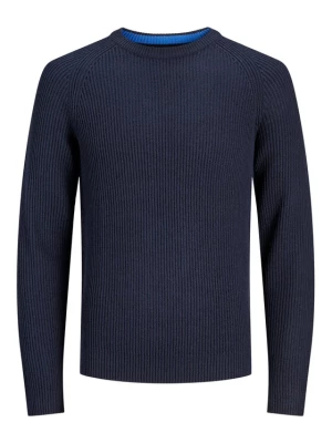 Jack&Jones Junior Sweter 12236760 Granatowy Regular Fit