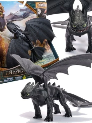 JAK WYTRESOWAĆ SMOKA SZCZERBATEK FIGURKA INTERAKTYWNA TOOTHLESS Z DŹWIĘKIEM