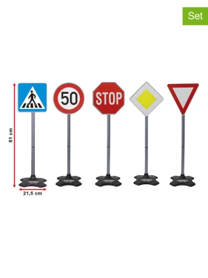 Jamara 25-częściowy zestaw znaków drogowych - 3+ rozmiar: onesize