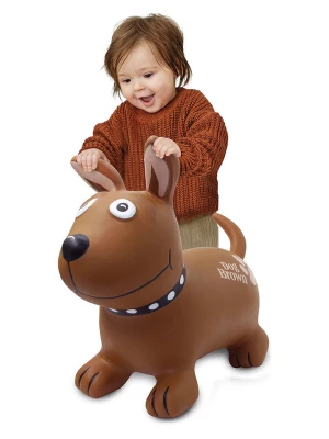 Jamara Skoczek "Dog" w kolorze brązowym - 12 m+ rozmiar: onesize