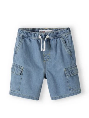 Jasnoniebieskie szorty jeansowe dla chłopca Minoti