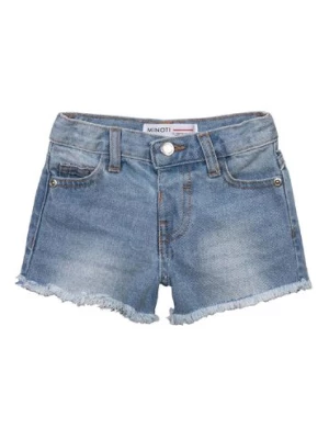 Jeansowe krótkie spodenki z kieszeniami dla dziewczynki Minoti