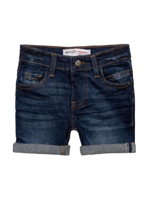 Jeansowe letnie szorty basic dla chłopca Minoti