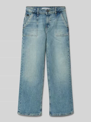 Jeansy o kroju regular fit z naszywką z logo model ‘SKATER’ Calvin Klein Jeans