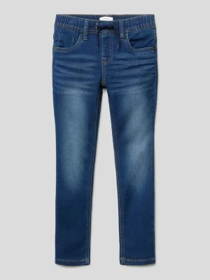 Jeansy z elastycznym pasem model ‘ROBIN’ name it
