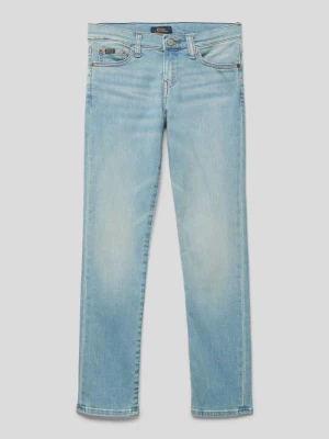 Jeansy z prostą nogawką i naszywką z logo model ‘ELDRIDGE’ Polo Ralph Lauren Teens