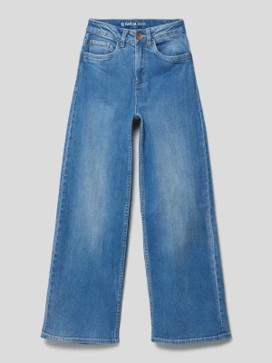Jeansy z szerokimi nogawkami i wpuszczanymi kieszeniami w stylu francuskim model ‘Annema’ Garcia