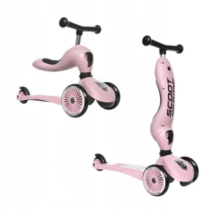 ﻿Jeździk i Hulajnoga Scootandride 2W1 Rose Highwaykick 1