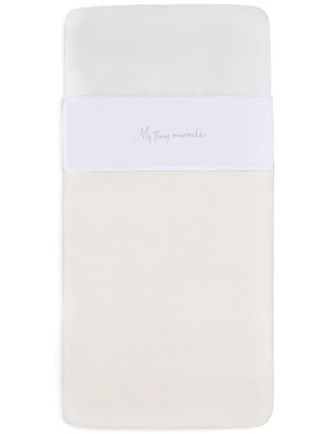 Jollein Prześcieradło w kolorze kremowym - 100 x 75 cm rozmiar: onesize
