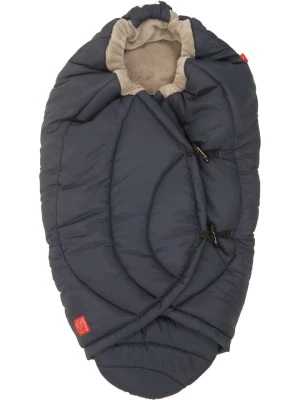 Kaiser Naturfellprodukte Becik termiczny "Coon" w kolorze granatowym - 80 x 40 cm rozmiar: onesize