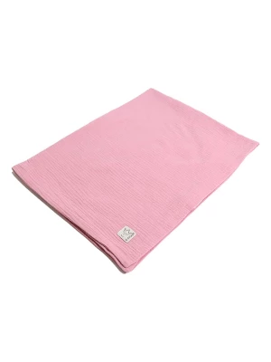 Kaiser Naturfellprodukte Koc letni "Muslin" w kolorze jasnoróżowym - 75 x 100 cm rozmiar: onesize
