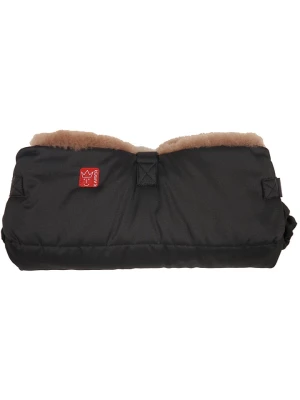 Kaiser Naturfellprodukte Ogrzewacz wełniany "Biggy" w kolorze czarnym do rąk - 42 x 22 cm rozmiar: onesize
