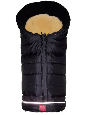Kaiser Naturfellprodukte Śpiworek termiczny "Arctik Plus" w kolorze czarnym - 105 x 48 cm rozmiar: onesize
