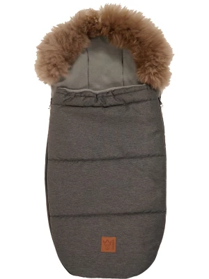 Kaiser Naturfellprodukte Śpiworek termiczny "Louis" w kolorze antracytowym - 98 x 45 cm rozmiar: onesize