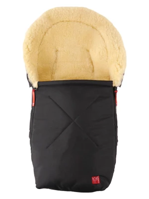 Kaiser Naturfellprodukte Śpiworek wełniany "Emma" w kolorze czarnym - 80 x 40 cm rozmiar: onesize