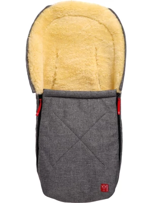 Kaiser Naturfellprodukte Śpiworek wełniany "Emmi" w kolorze antracytowym - 80 x 37 cm rozmiar: onesize