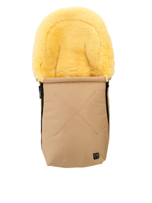Kaiser Naturfellprodukte Śpiworek wełniany "Emmi" w kolorze beżowym - 80 x 37 cm rozmiar: onesize