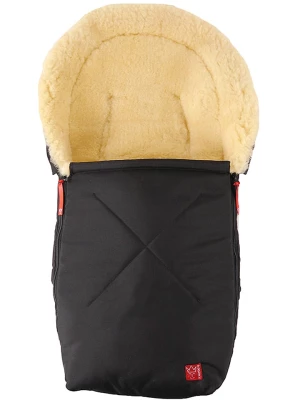 Kaiser Naturfellprodukte Śpiworek wełniany "Emmi" w kolorze czarnym - 80 x 37 cm rozmiar: onesize
