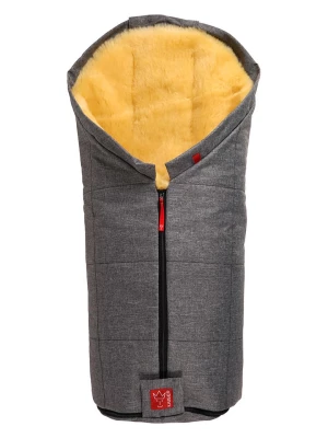 Kaiser Naturfellprodukte Śpiworek wełniany "Iglu" w kolorze antracytowym - 93 x 45 cm rozmiar: onesize