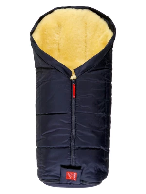 Kaiser Naturfellprodukte Śpiworek wełniany "Iglu" w kolorze granatowym - 93 x 45 cm rozmiar: onesize