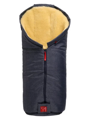 Kaiser Naturfellprodukte Śpiworek wełniany "Iglu" w kolorze granatowym - 93 x 45 cm rozmiar: onesize