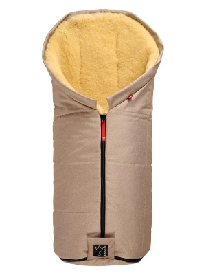 Kaiser Naturfellprodukte Śpiworek wełniany "Iglu" w kolorze jasnobrązowym - 93 x 45 cm rozmiar: onesize