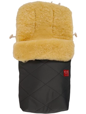 Kaiser Naturfellprodukte Śpiworek wełniany "Natty" w kolorze antracytowym - 85 x 45 cm rozmiar: onesize