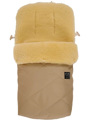 Kaiser Naturfellprodukte Śpiworek wełniany "Natty" w kolorze beżowym - 85 x 45 cm rozmiar: onesize