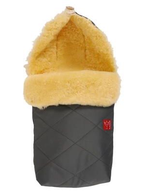 Kaiser Naturfellprodukte Śpiworek wełniany "Natura" w kolorze antracytowym - 85 x 45 cm rozmiar: onesize