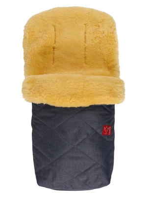 Kaiser Naturfellprodukte Śpiworek wełniany "Natura" w kolorze granatowym - 85 x 45 cm rozmiar: onesize