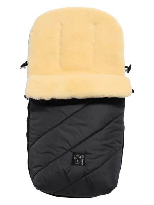 Kaiser Naturfellprodukte Śpiworek wełniany "Polar" w kolorze antracytowym - 85 x 43 cm rozmiar: onesize