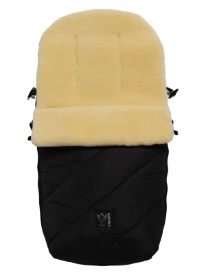 Kaiser Naturfellprodukte Śpiworek wełniany "Polar" w kolorze czarnym - 85 x 43 cm rozmiar: onesize