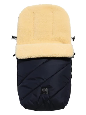 Kaiser Naturfellprodukte Śpiworek wełniany "Polar" w kolorze granatowym - 85 x 43 cm rozmiar: onesize