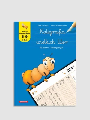 "Kaligrafia wielkich liter dla prawo- i leworęcznych" książka z zadaniami Siedmioróg