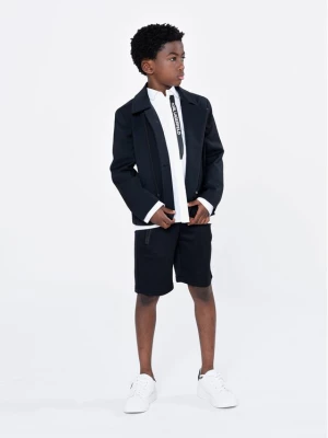 Karl Lagerfeld Kids Kurtka przejściowa Z26102 S Czarny Regular Fit