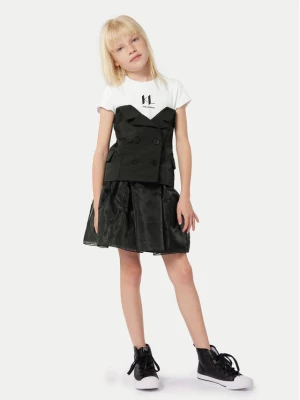 Karl Lagerfeld Kids Sukienka codzienna Z30086 S Czarny Regular Fit