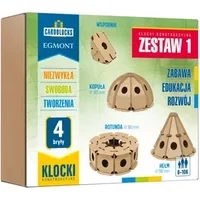 Kartonowe klocki konstrukcyjne CARDBLOCKS. Zestaw dodatkowy 1 Egmont