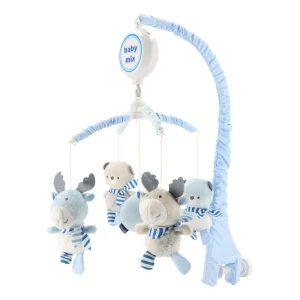 Karuzela Baby Mix nad łóżeczkiem Łoś i pluszowemisie