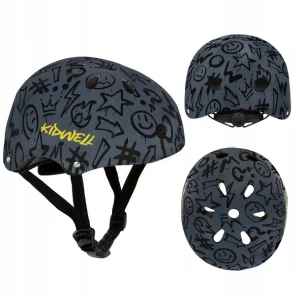 KASK ochronny Kidwell ORIX Plus Graffiti M dla dzieci rower hulajnoga