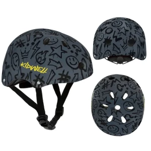 KASK ochronny Kidwell ORIX Plus Graffiti M dla dzieci rower hulajnoga