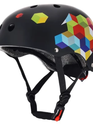 Kask rowerowy dla dzieci I love my bike M 54-58 cm LEKKI lampka LED klipsy