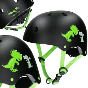 Kask rowerowy dziecięcy czarny Bergen nino rozmiar XS/S ( 46-55 cm )