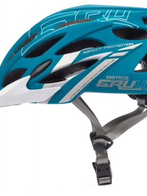 Kask rowerowy meteor regulowany r.M GRUVER regulacja 55-58cm + daszek