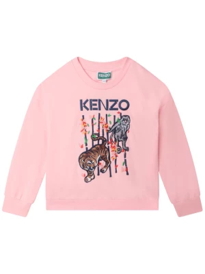 Kenzo Kids Bluza K15652 M Różowy Regular Fit