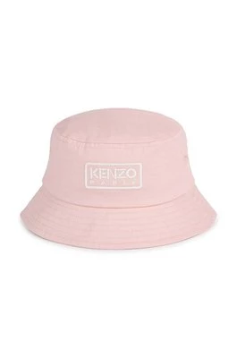 Kenzo Kids kapelusz bawełniany dziecięcy kolor różowy bawełniany Kenzo kids