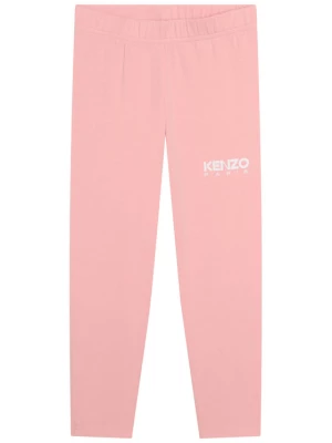 Kenzo Kids Legginsy K14239 M Różowy Regular Fit