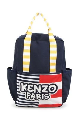 Kenzo Kids plecak dziecięcy kolor czarny duży wzorzysty K60026 Kenzo kids