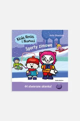 "Kicia Kocia i Nunuś. Sporty zimowe" książka obrazkowa MEDIA RODZINA