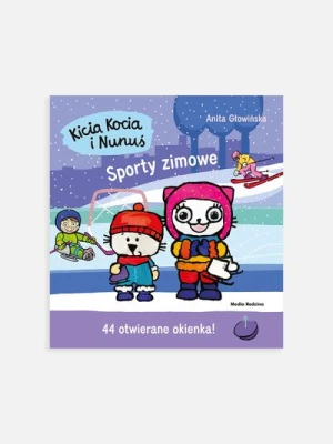 "Kicia Kocia i Nunuś. Sporty zimowe" książka obrazkowa MEDIA RODZINA